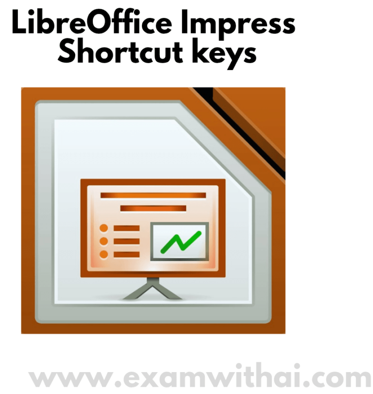 LibreOffice Impres shortcut keys