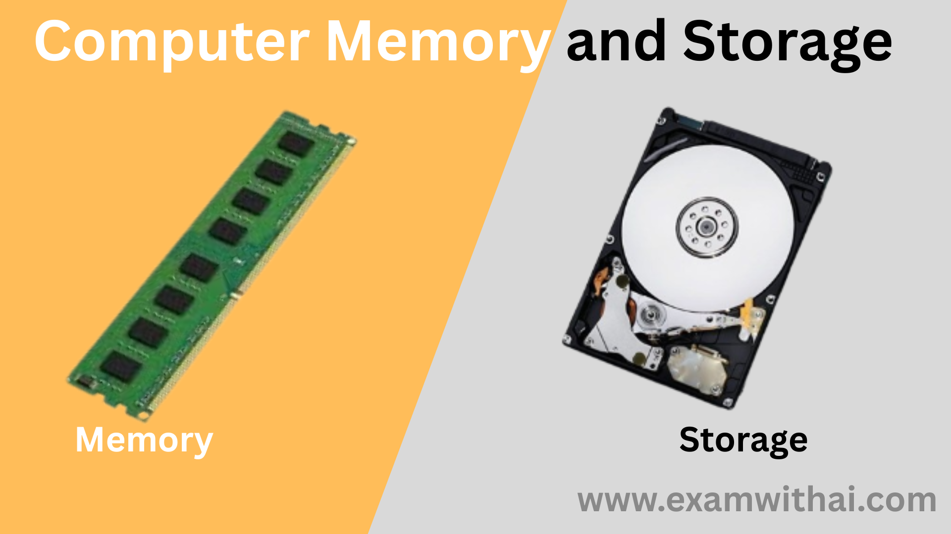 Computer Memory and Storage