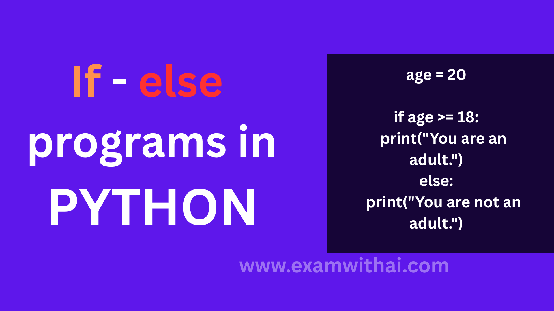 Python If Else Condition: The Ultimate Guide