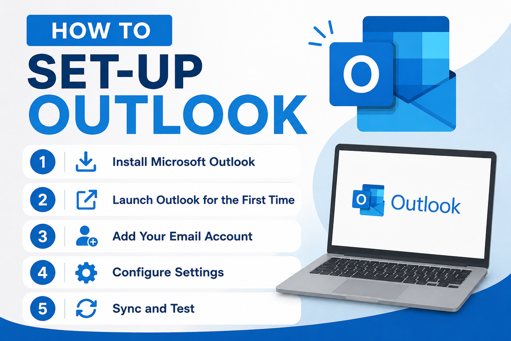 How to use Microsoft Outlook Function & Setup 2 How to set-up Outlook