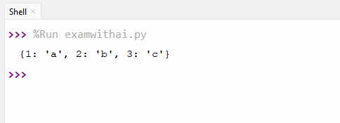 Dictionary Programs in Python
