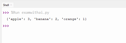 Dictionary Programs in Python