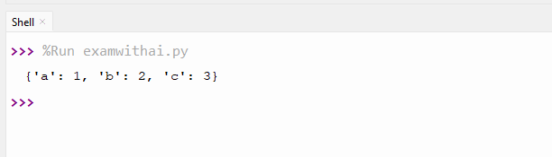 Dictionary Programs in Python