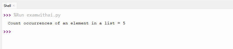 List Programs in Python