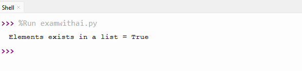 List Programs in Python