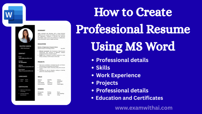 Professional Resume