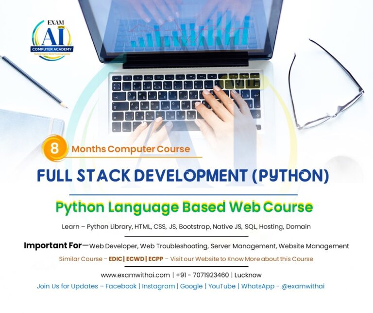 Full Stack Web Development Course in Lucknow—Through Python 4 Full stack web development - python