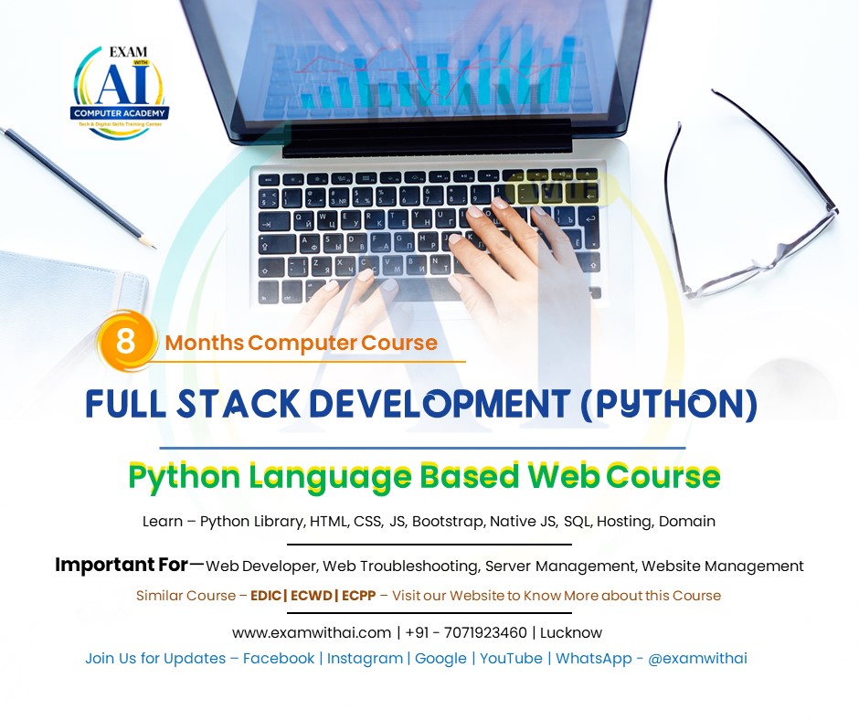 Full Stack Web Development Course in Lucknow—Through Python 1 Full stack web development - python