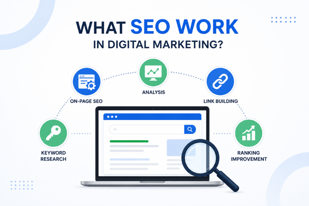 What is SEO and Why is it important in Digital Marketing? 3 What SEO work in Digital Marketing