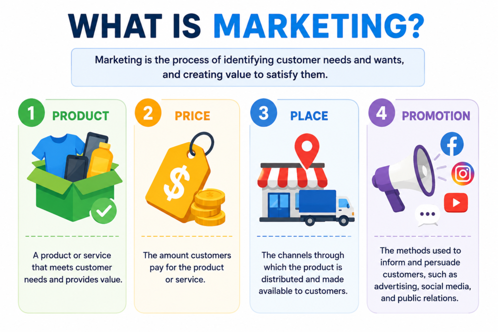What is Digital Marketing? A Complete Beginner’s Guide for 2026. 2 What is marketing?
How many types of marketing?