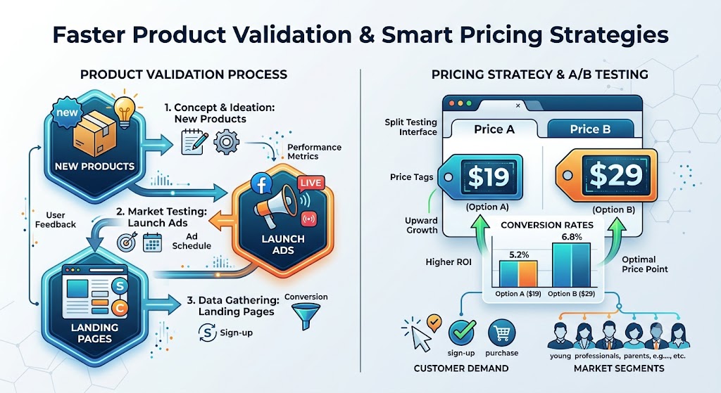 Business Benefits of Digital Marketing in 2026 5 fast product Validation & smart pricing