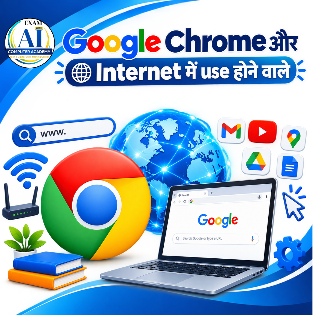 Internet में use होने Computer shortcut keys
