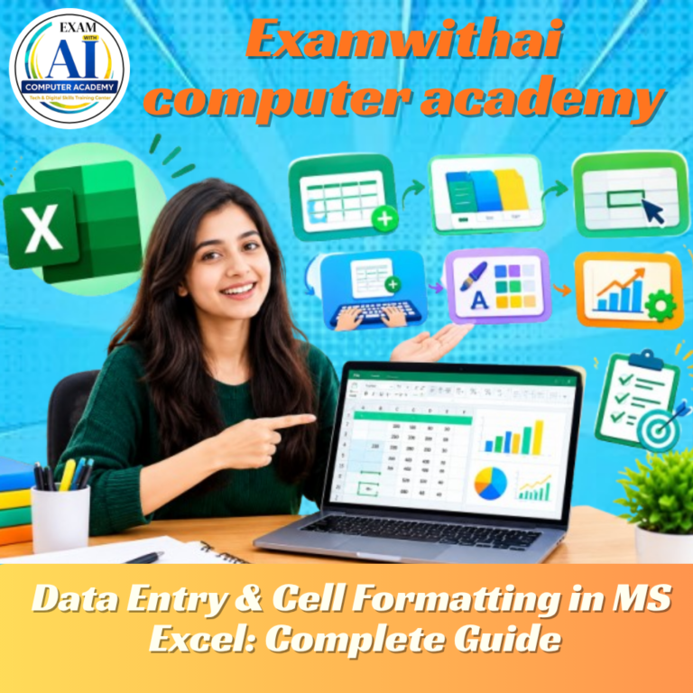 Data Entry Cell Formatting in MS Excel Complete Guide