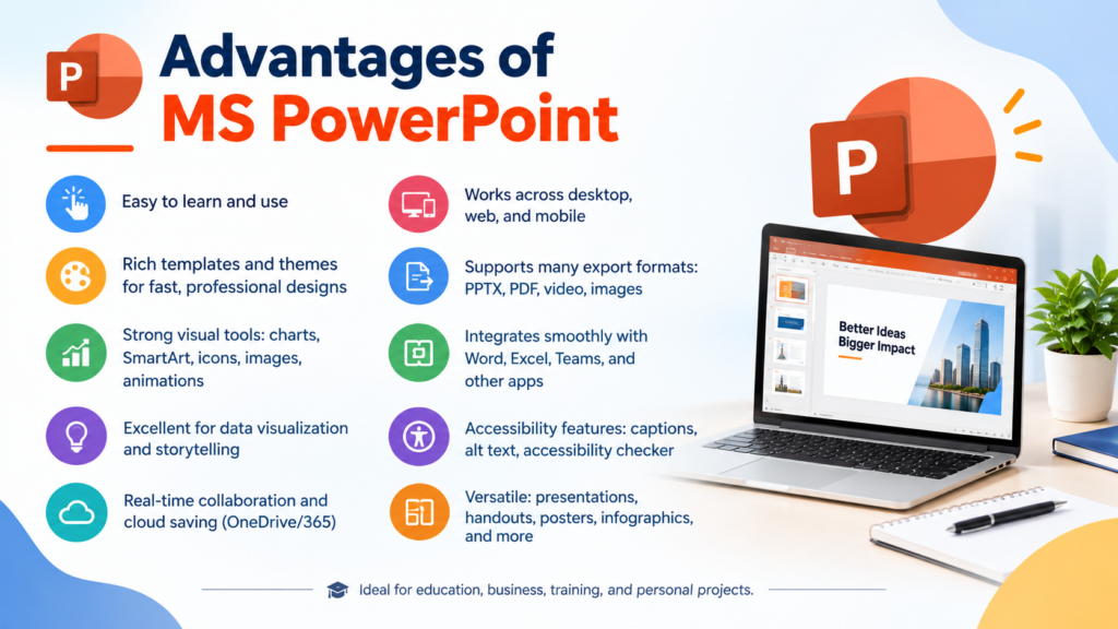 Advantages of MS PowerPoint